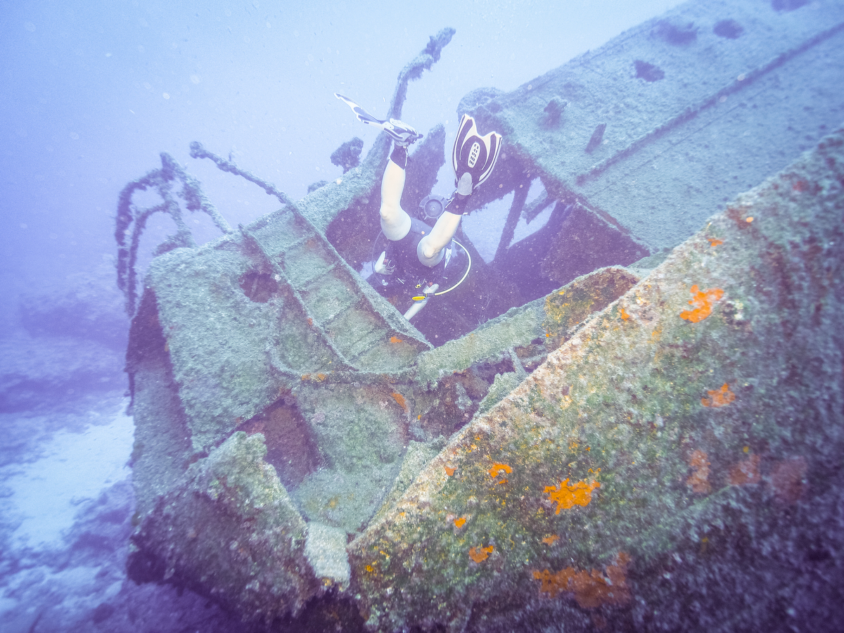 Wrack der TCSG 119 Küstenwachboot bei Üc Kaya