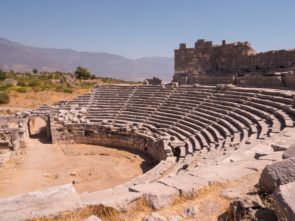 Das Amphitheater in Xanthos