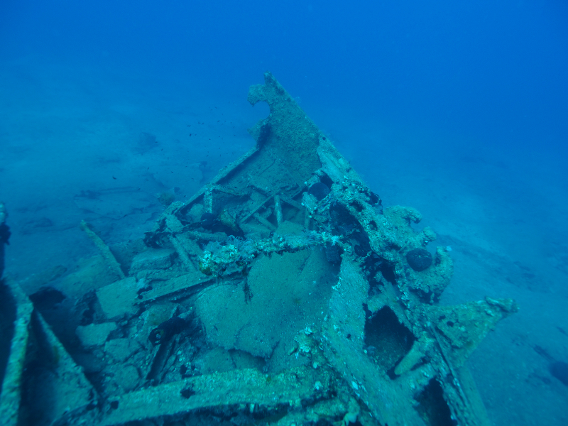 Kleines Wrack bei Kalkan